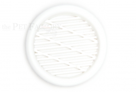 Lüftungsgitter Weiss 43mm