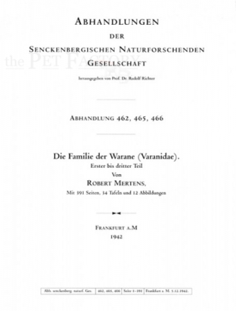 Familie der Warane (Teil 1 - 3)