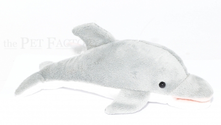 Kuschel Delfin grau