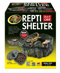 Repti Shelter 3 in 1 Cave SM