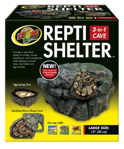 Repti Shelter 3 in 1 Cave LG