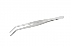 Futterpinzette Edelstahl 25cm gewinkelt