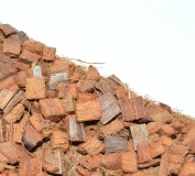 Kokosfaserrückwand Chips 40x40cm